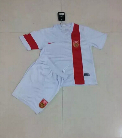 Kids China 2015-16 Away Soccer Shirt With Shorts